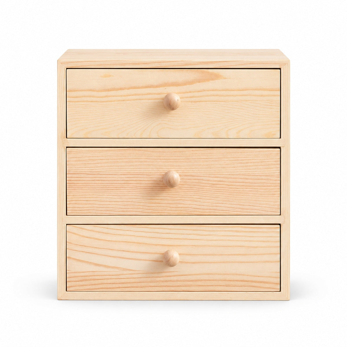 Wood desk organizer for a warm workspace